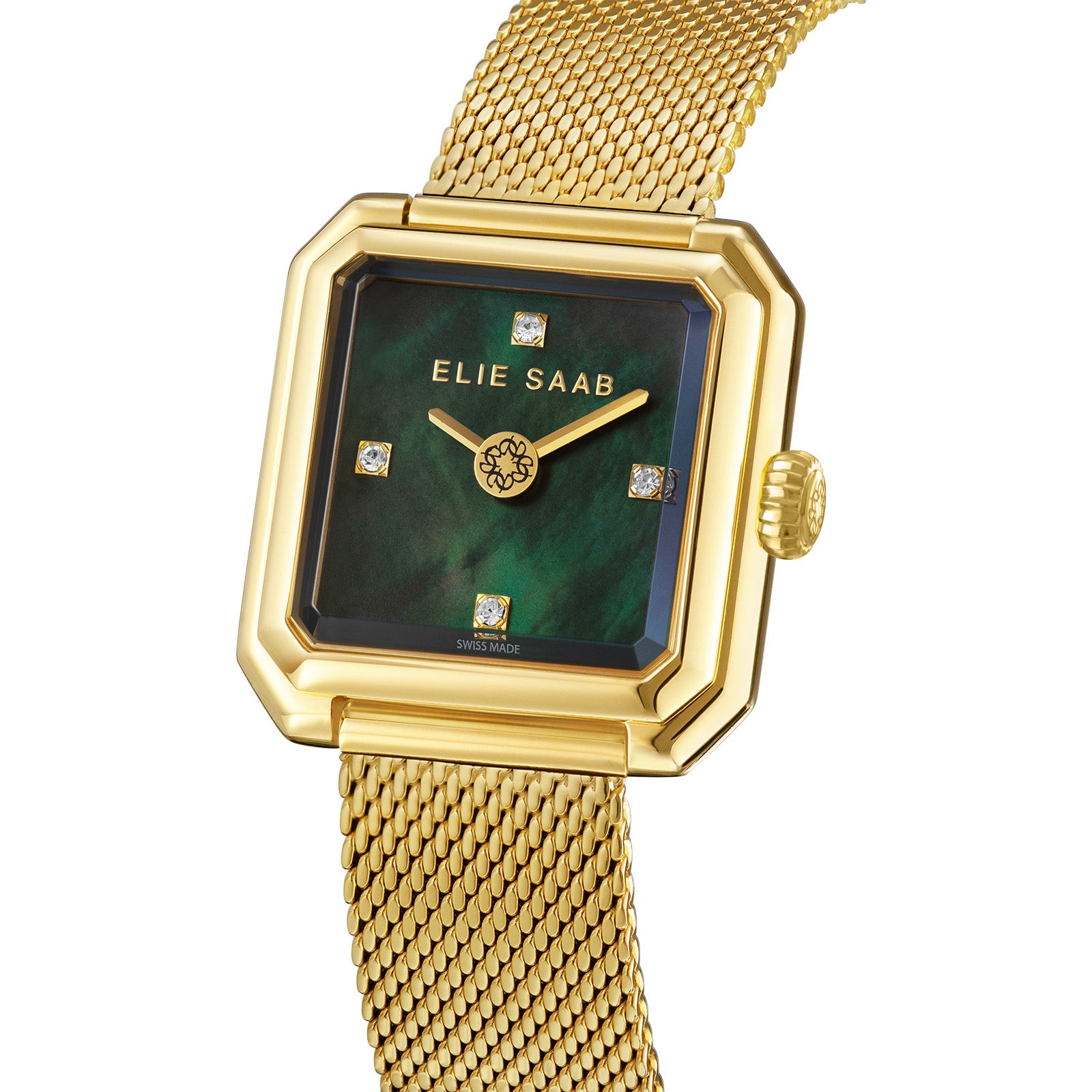 CARRÉ NOUVELLE GOLD PLATED MESH STRAP