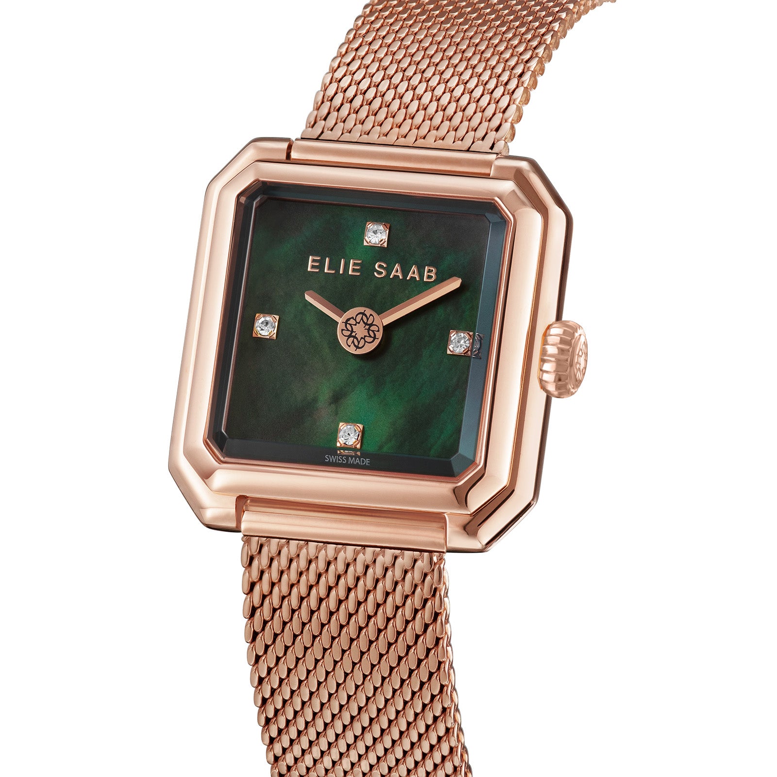 CARRÉ NOUVELLE ROSE GOLD MESH STRAP