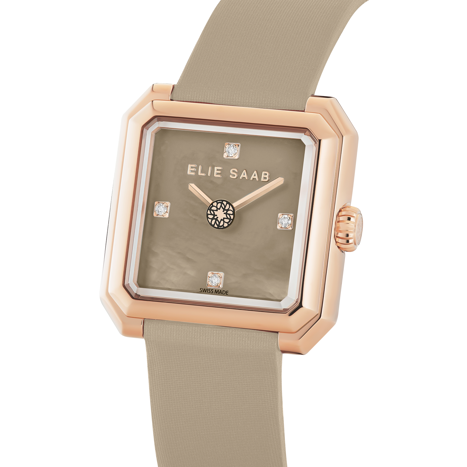 CARRÉ BEIGE SATIN STRAP