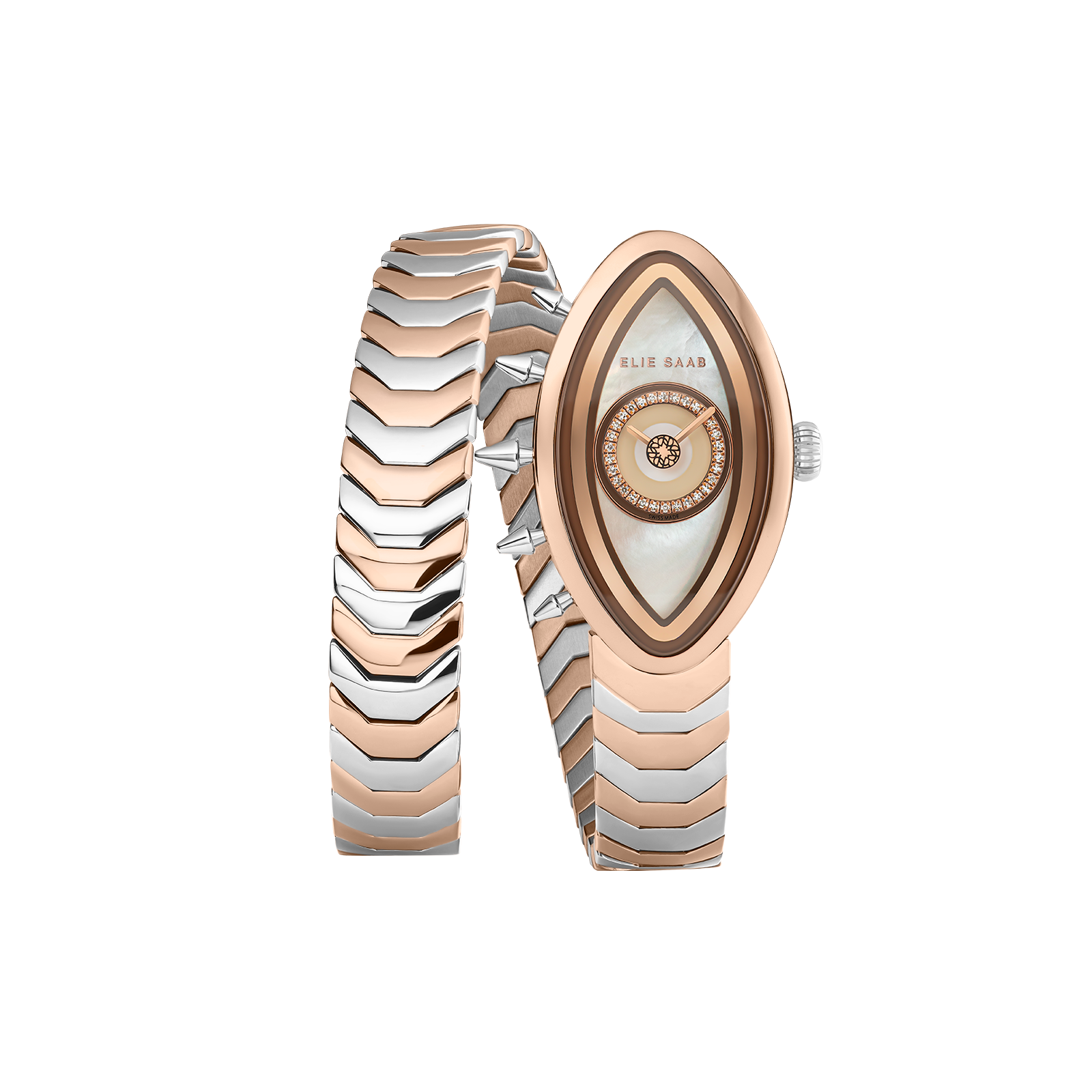 EAYAN GLAMOUR STAINLESS STEEL, ROSE GOLD PLATED