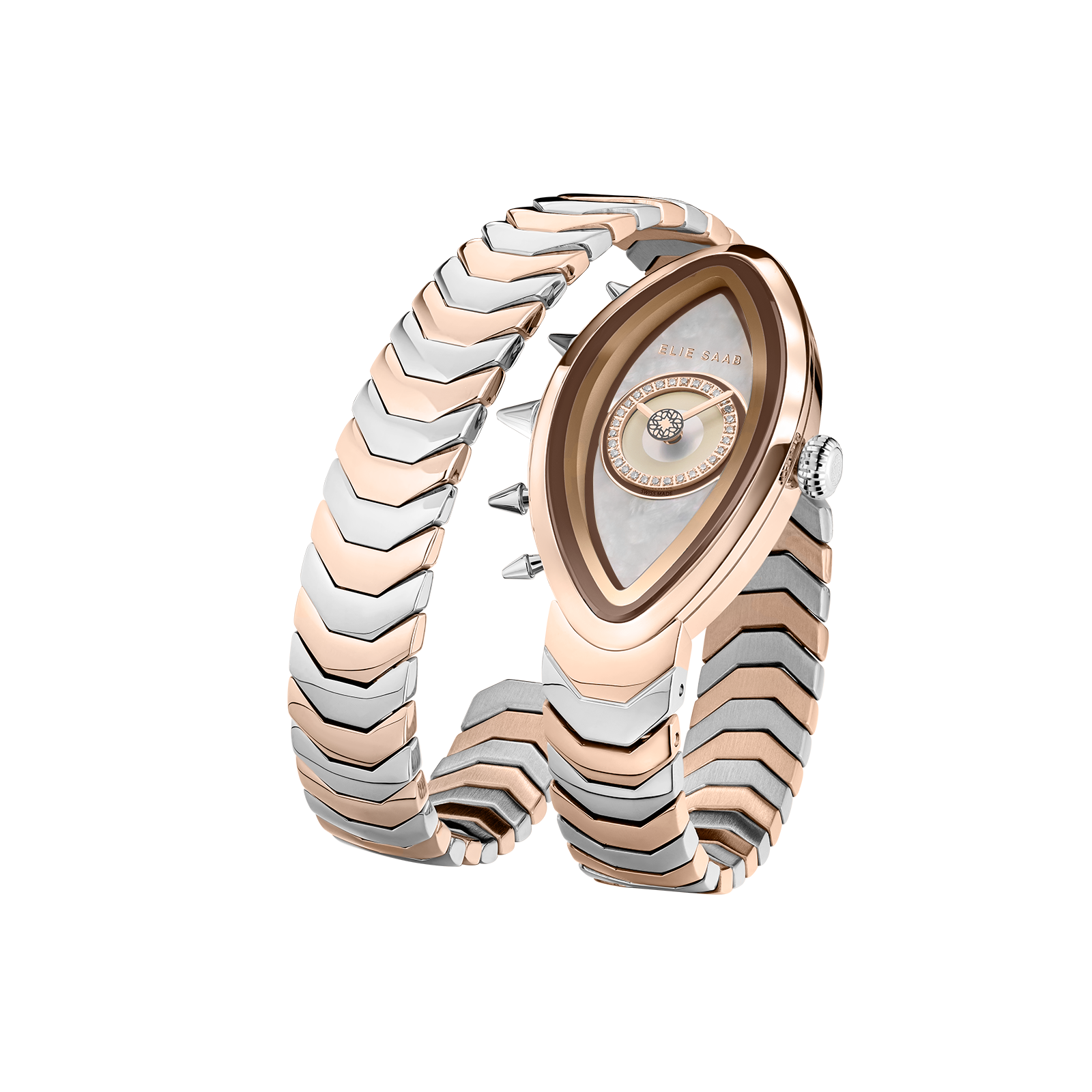 EAYAN GLAMOUR STAINLESS STEEL, ROSE GOLD PLATED