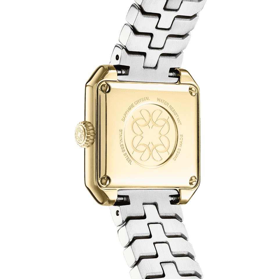 CARRE DIAMOND GOLD, STAINLESS STEEL