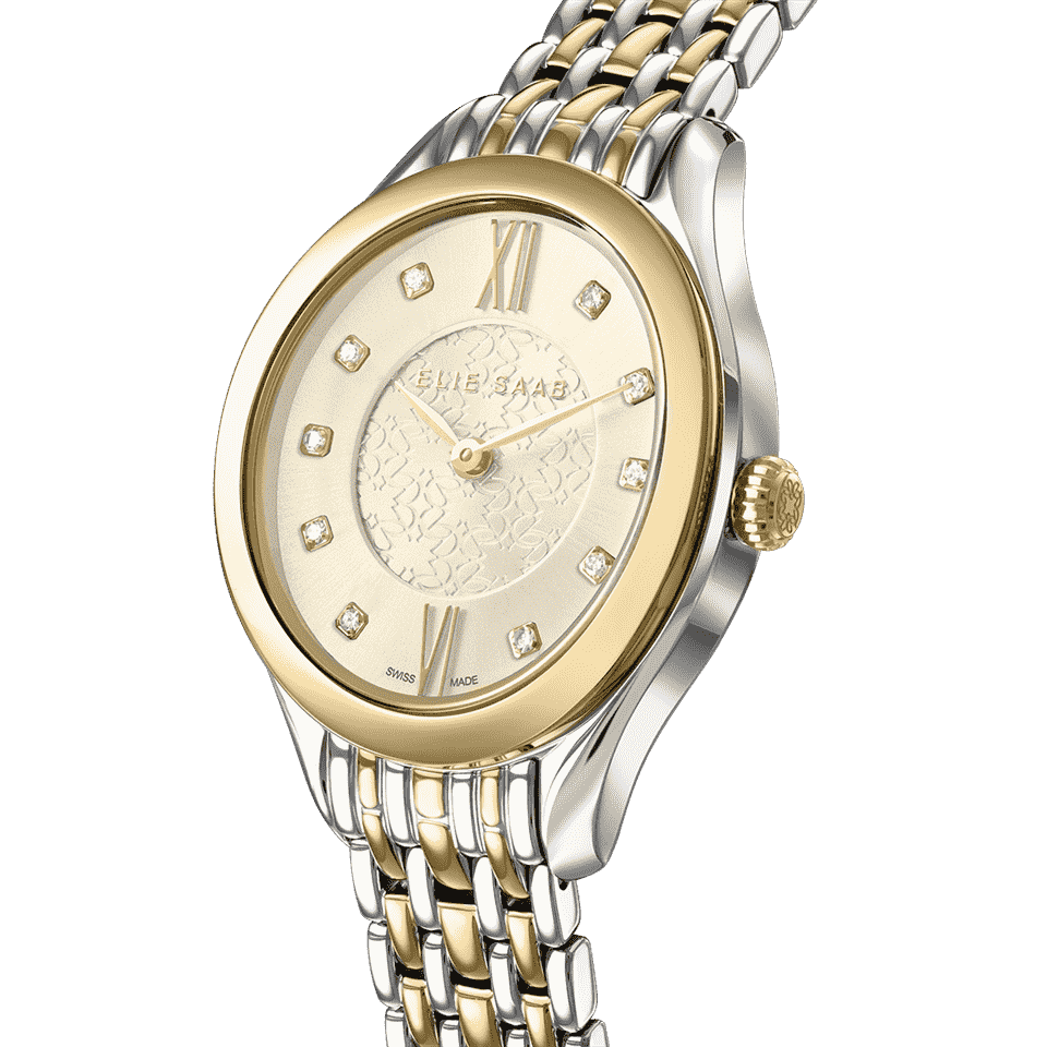 MYSTÈRE D’ELIE ELEGANCE DIAMOND GOLD, STAINLESS STEEL