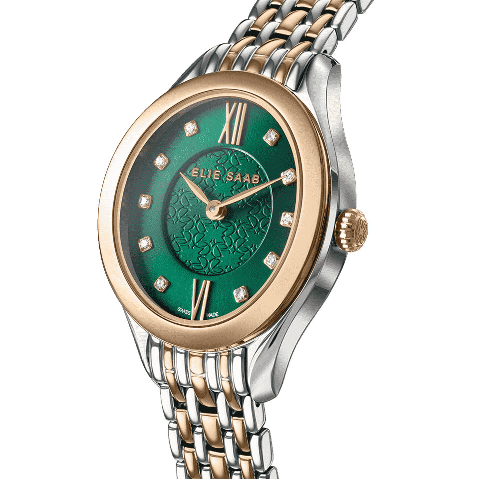 MYSTÈRE D’ELIE ELEGANCE DIAMOND ROSE GOLD, STAINLESS STEEL