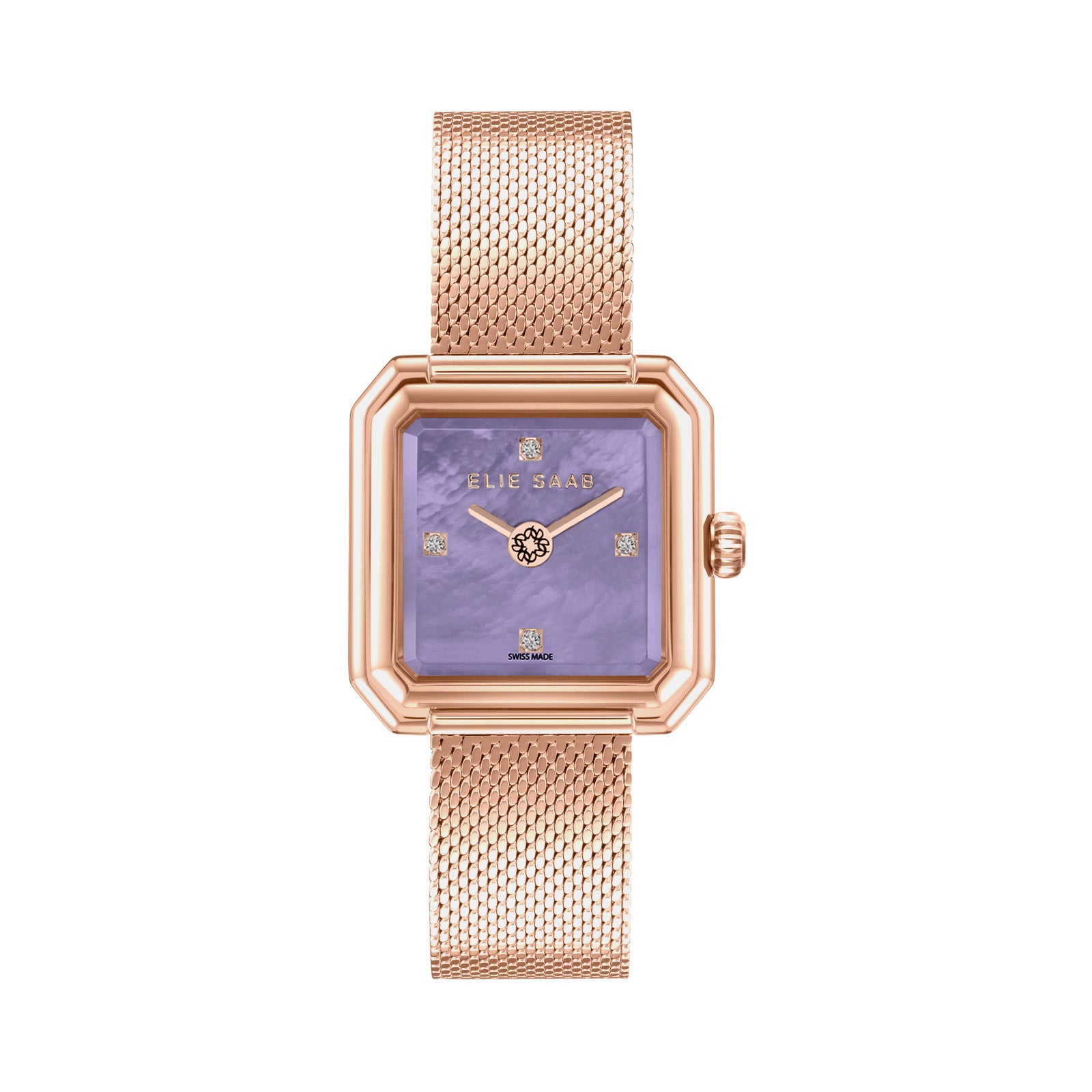 CARRÉ NOUVELLE ROSE GOLD MESH STRAP