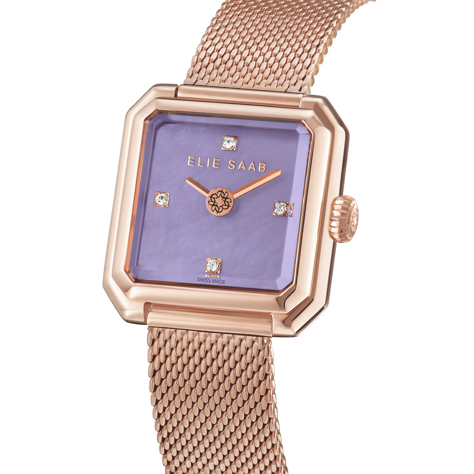 CARRÉ NOUVELLE ROSE GOLD MESH STRAP