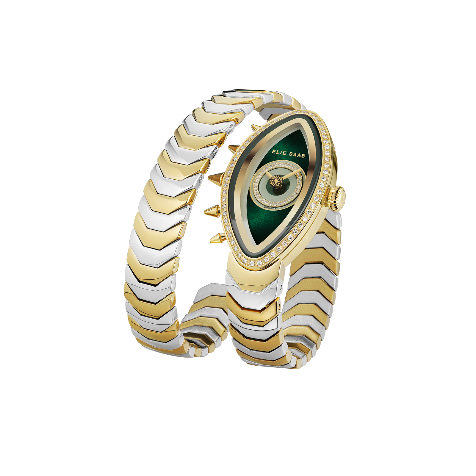 EAYAN GLAMOUR STAINLESS STEEL, GOLD PLATED