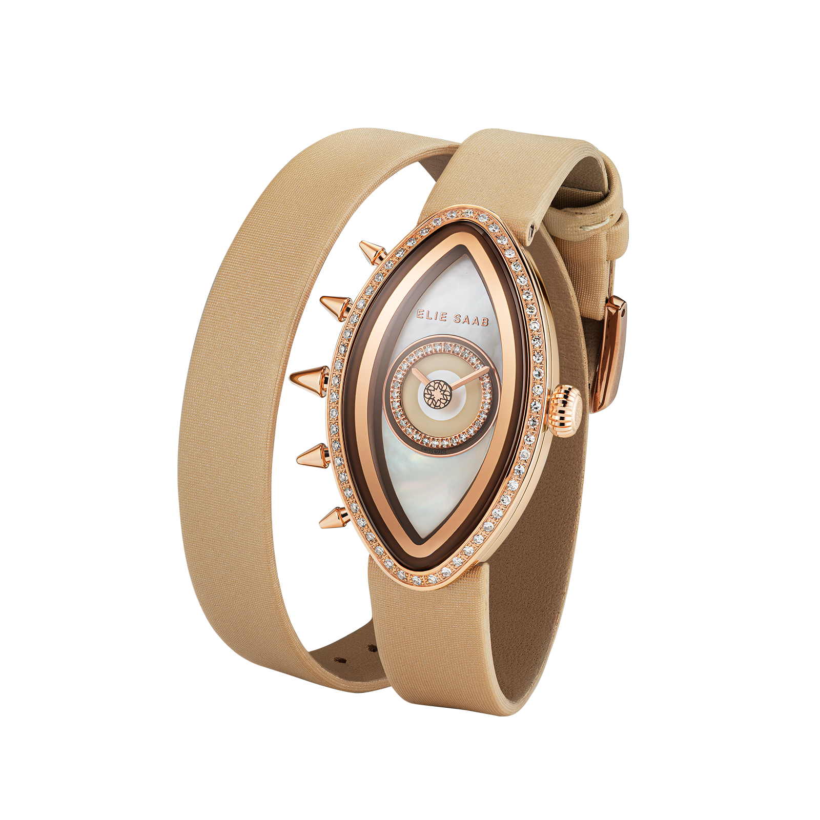 EAYAN GLAMOUR DOUBLE BEIGE STRAP