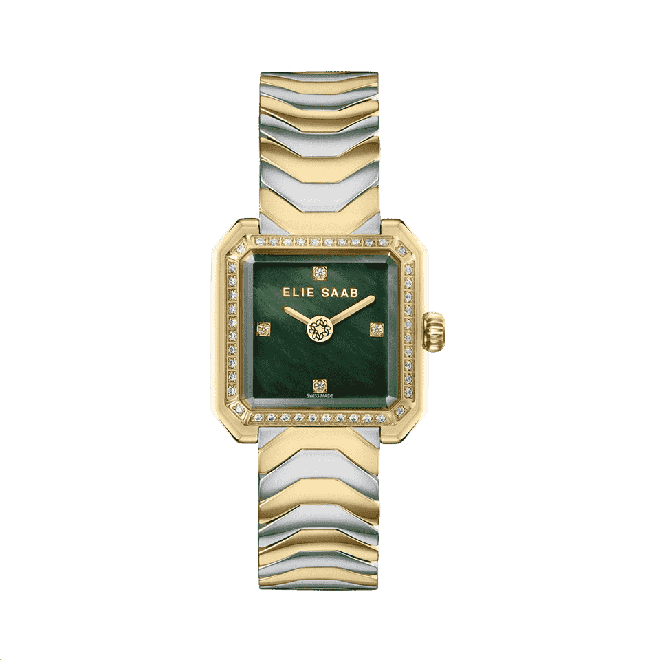 CARRE DIAMOND GOLD, STAINLESS STEEL